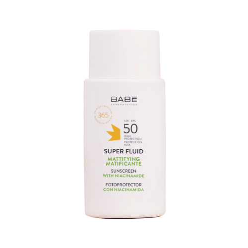 Kem chống nắng BABE Super Fluid Mattifying Sunscreen SPF 50 phổ rộng