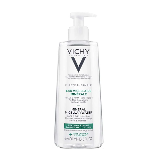 Nước tẩy trang khoáng chất Vichy Mineral Micellar Water làm sạch sâu, kiểm soát dầu nhờn