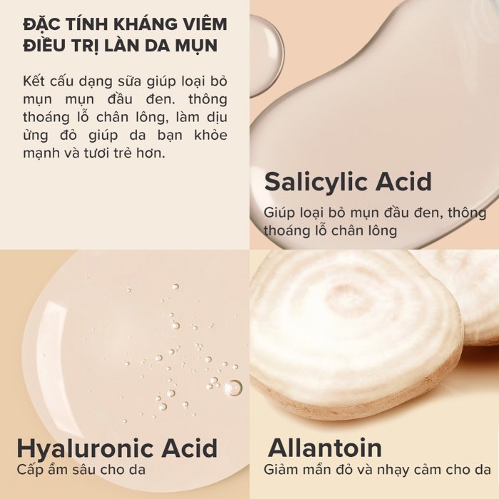 Paula`s Choice With 2% Salicylic Acid Thành phần của Paula`s Choice With 2% Salicylic Acid