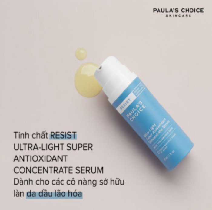 Review tinh chất dưỡng da Paula’s Choice Resist Ultra Concentrate Serum