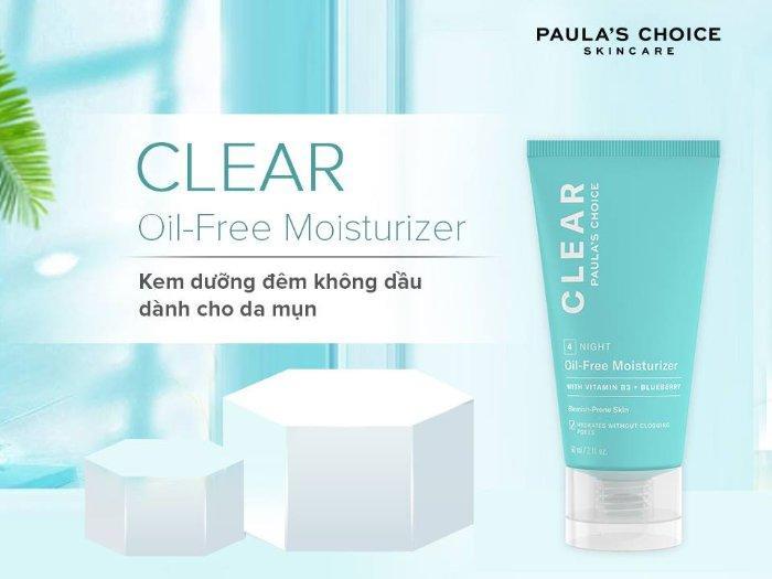 Kem dưỡng ẩm Paula`s Choice Clear Oil - Free Moisturizer