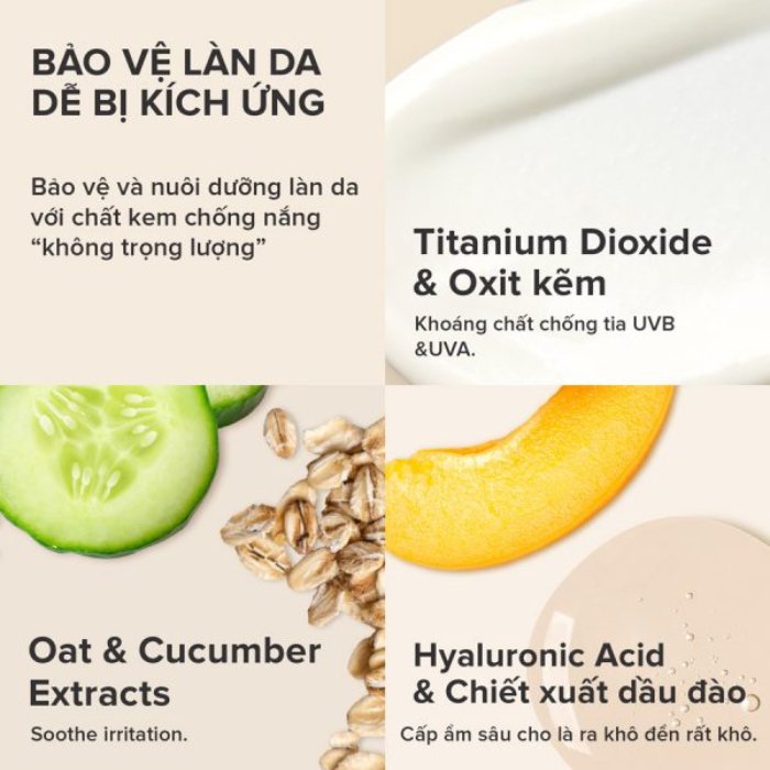 Paula’s Choice Calm Mineral Moisturizer SPF 30 Dry Skin Thành phần của Paula’s Choice Calm Mineral Moisturizer SPF 30 Dry Skin