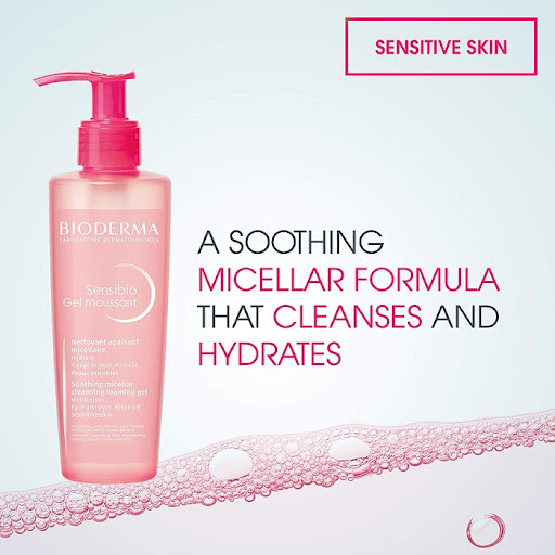 Gel rửa mặt tạo bọt giảm mụn, thâm dành cho da nhạy cảm Bioderma Sensibio Gel Moussant Gel rửa mặt tạo bọt giảm mụn, thâm dành cho da nhạy cảm Bioderma Sensibio Gel Moussant