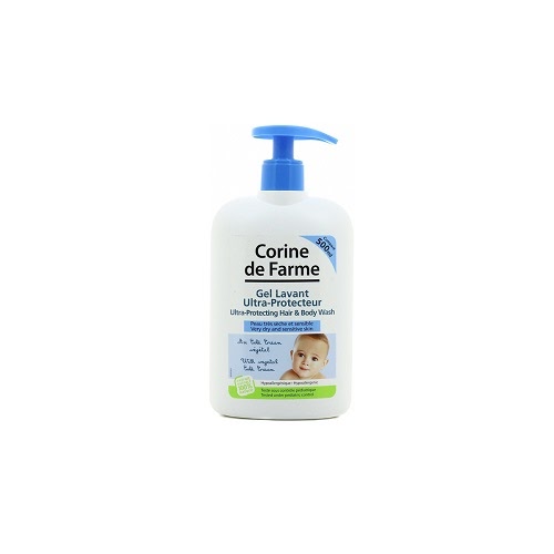 Gel tắm gội cho bé Corine De Farme Ultra-Protecting Hair - Body Wash