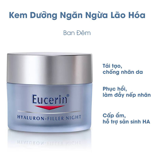 Kem dưỡng ban đêm Eucerin Anti-Age Hyaluron Filler 50ml