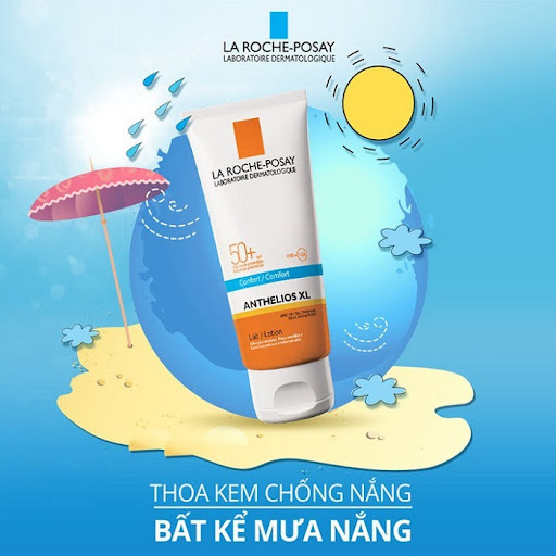 Kem chống nắng dạng sữa dành cho cơ thể La Roche-Posay Anthelios Xl Lotion SPF 50+ UVB + UVA Sensitive And Sun Intolerant Skin