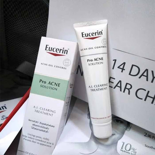 Tinh chất trị mụn, mờ vết thâm, tái tạo da, ngăn ngừa mụn Eucerin Pro Acne Clearing AI Treatment 40ml Tinh chất trị mụn, mờ vết thâm, tái tạo da, ngăn ngừa mụn Eucerin Pro Acne Clearing AI Treatment 40ml