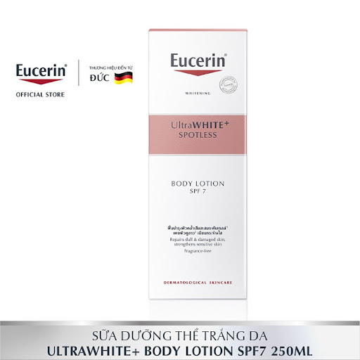  Sữa Dưỡng Thể Trắng Da Nhạy Cảm Eucerin Ultra White Body Lotion 250ml 