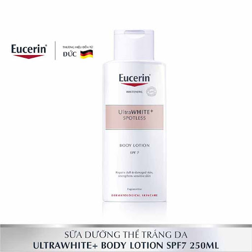 Sữa Dưỡng Thể Trắng Da Nhạy Cảm Eucerin Ultra White Body Lotion 250ml