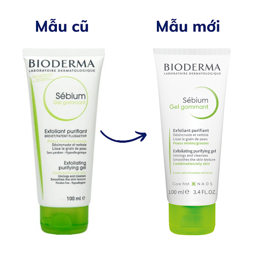 Bioderma Sebium Gommant mẫu mới