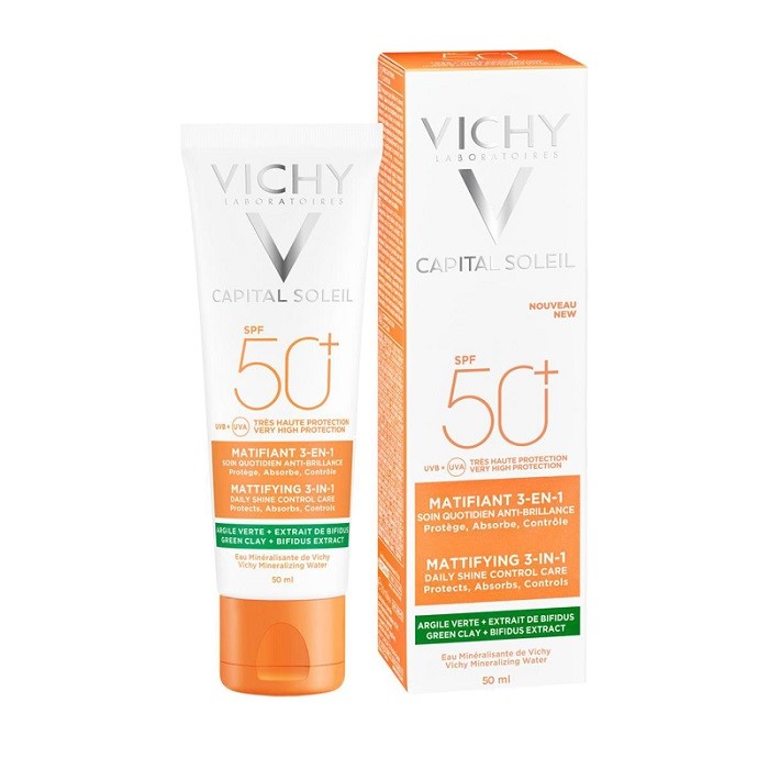 Kem chống nắng Capital Soleil Mattifying 3-IN-1 SPF 50+ Kem chống nắng Capital Soleil Mattifying 3-IN-1 SPF 50+