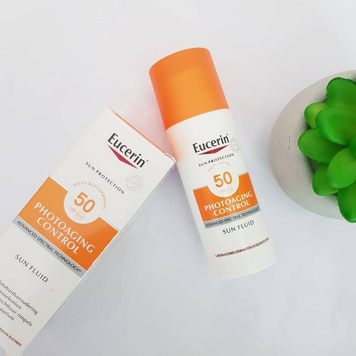 Kem chống nắng Eucerin Sun Fluid Photoaging Control SPF 50 50ml Kem chống nắng Eucerin Sun Fluid Photoaging Control SPF 50 50ml