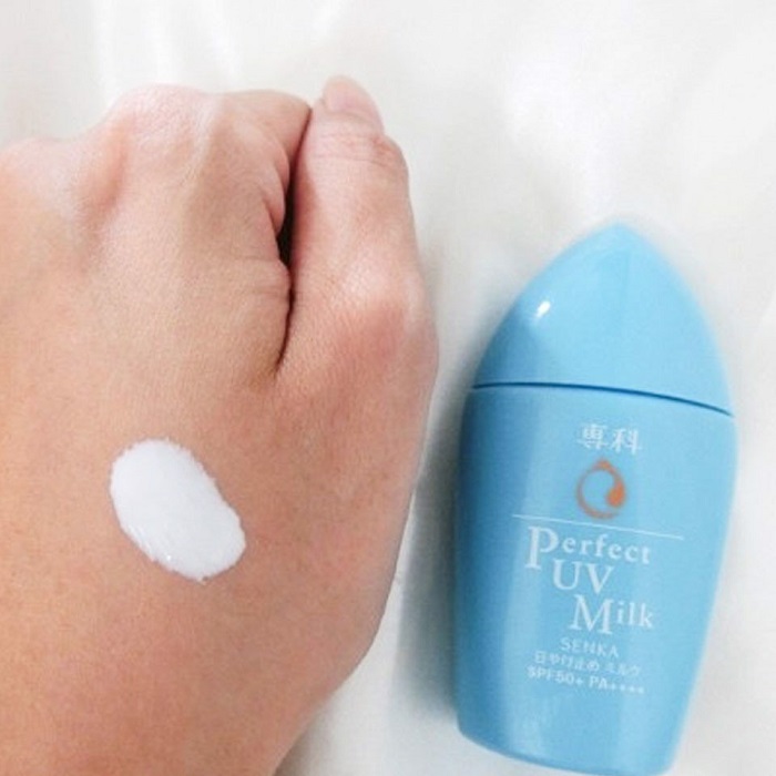 Kem chống nắng Senka Perfect UV Milk Kem chống nắng Senka Perfect UV Milk