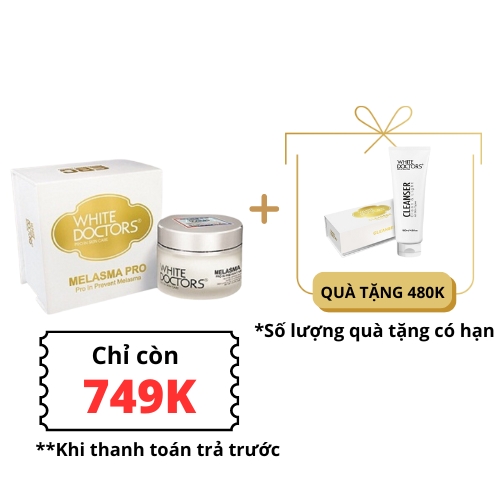 Kem làm giảm nám, tàn nhang thể nặng White Doctors Melasma Pro 