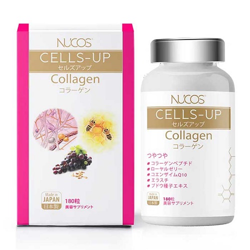 Viên Uống Giảm Nhăn Ngừa Lão Hóa Nucos Cells Up Hộp 180 Viên
