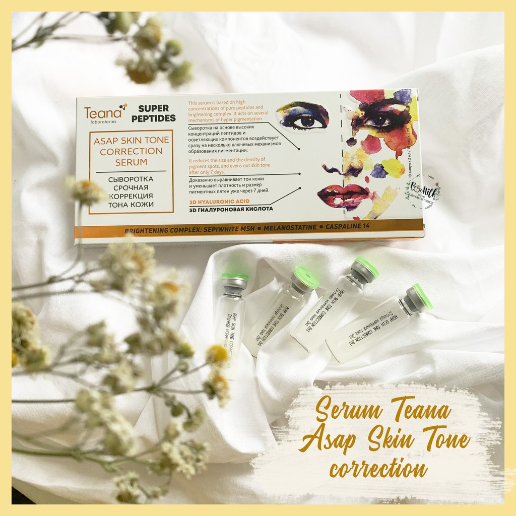 Serum Teana Super Peptides Asap Skin Tone Correction Serum Serum Teana Super Peptides Asap Skin Tone Correction Serum