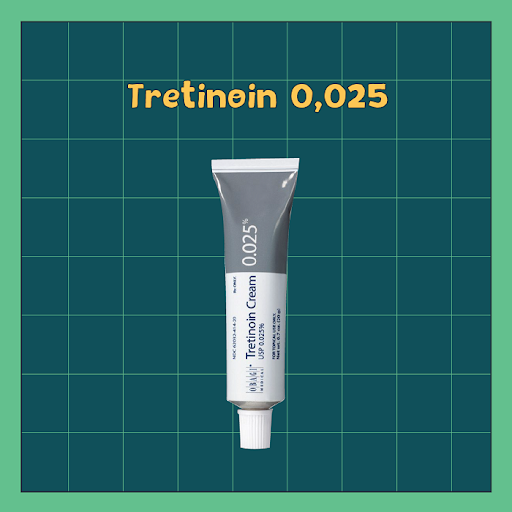 Kem điều trị mụn, lão hoá da Tretinoin 0.025%