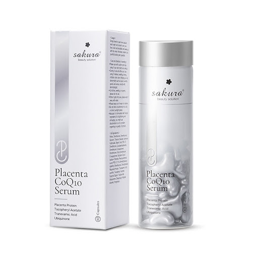Sakura Placenta CoQ10 Serum 40 viên Sakura Placenta CoQ10 Serum 40 viên