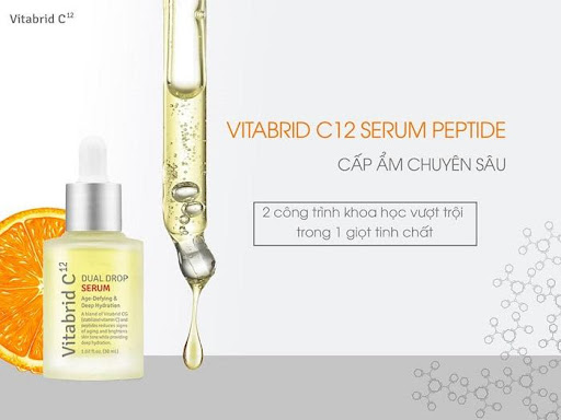 List of 10+ vitabrid c12 vitamin c dual drop serum 4 Serum peptide cấp ẩm chuyên sâu, chống lão hóa Vitabird C12 Dual Drop Serum
