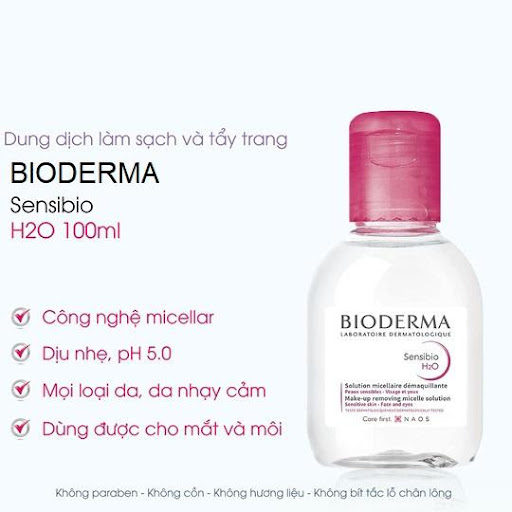 Nước tẩy trang Bioderma Sensibio H2O dịu nhẹ cho da Nước tẩy trang Bioderma Sensibio H2O dịu nhẹ cho da