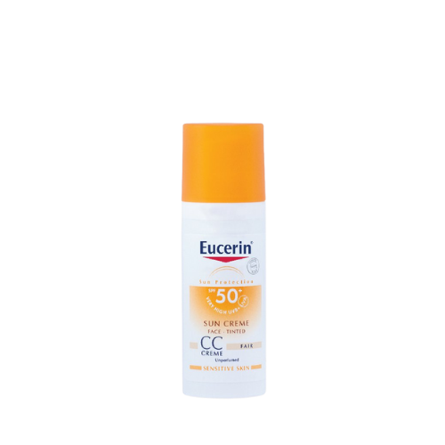 Kem Chống Nắng Làm Đều Màu Da Eucerin Sun Cream Face Tinted Cc Cream Spf50 (Tông Màu Da Tự Nhiên) 50ml