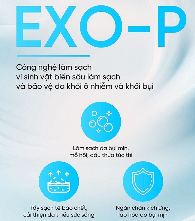 Ứng dụng công nghệ EXO-P™ độc quyền Ứng dụng công nghệ EXO-P™ độc quyền