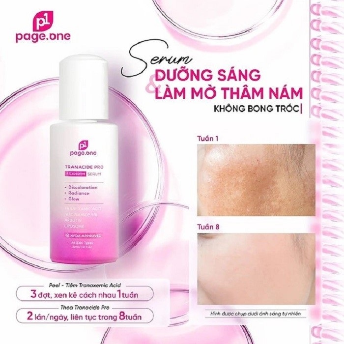 Hướng dẫn sử dụng serum trị nám PageOne đúng chuẩn Hướng dẫn sử dụng serum trị nám PageOne đúng chuẩn