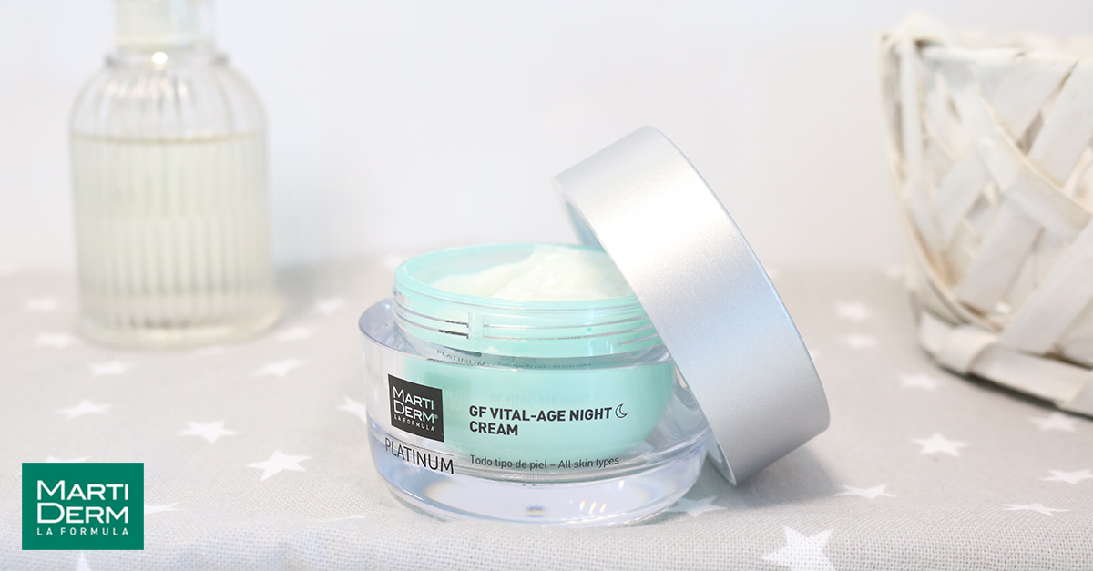 Kem dưỡng MartiDerm Platinum GF Vital Age Night Cream trẻ hóa, phục hồi da
