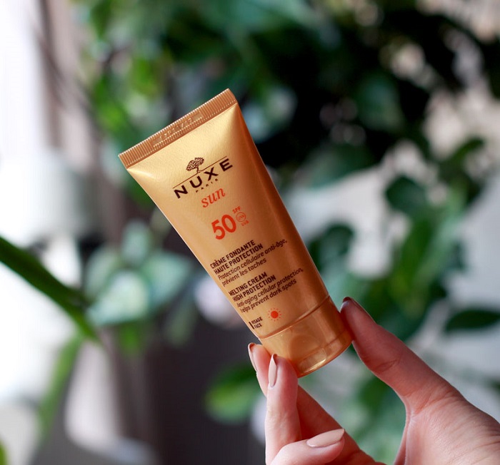 Nuxe Sun Creme Fondante Chống nắng với chỉ số chống nắng tối ưu SPF50