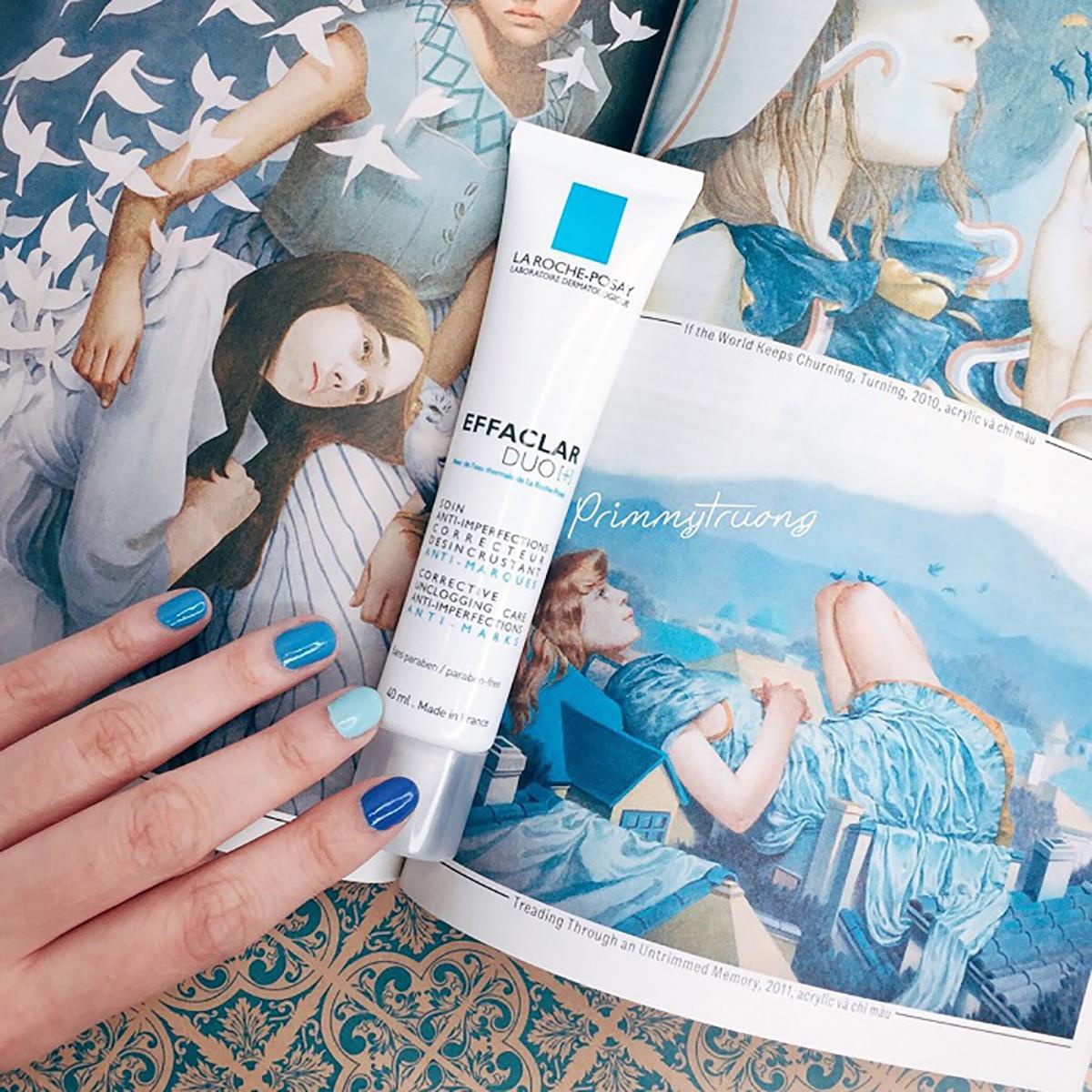 Beauty Blogger Primmy Trương đã review về kem dưỡng giảm mụn ngừa thâm Effaclar Duo+ Beauty Blogger Primmy Trương đã review về kem dưỡng giảm mụn ngừa thâm Effaclar Duo+