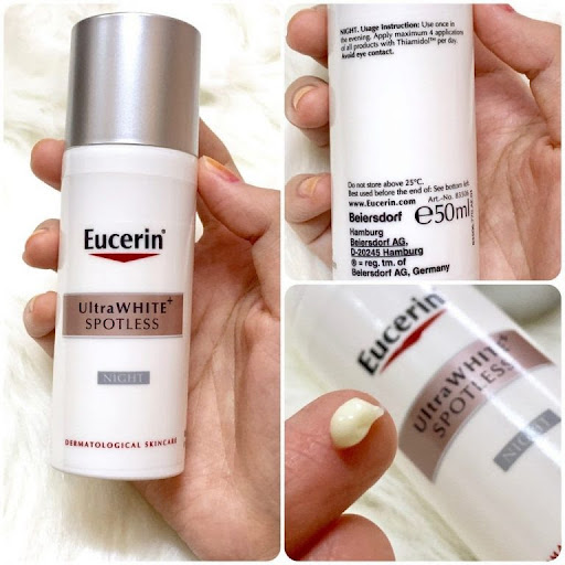 Kem dưỡng trắng da ban đêm Eucerin Ultra White Spotless night Cream