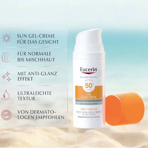 Gel Chống Nắng Cho Da Nhờn Mụn Eucerin Sun Gel-Cream Dry Touch Oil Control Gel Chống Nắng Cho Da Nhờn Mụn Eucerin Sun Gel-Cream Dry Touch Oil Control