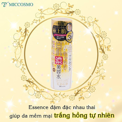 Essence đậm đặc nhau thai và collagen White Label Placenta Rich Gold