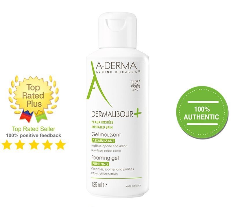 Gel làm sạch da dịu nhẹ, giảm kích ứng A Derma Dermalibour+ Foaming Gel làm sạch da dịu nhẹ, giảm kích ứng A Derma Dermalibour+ Foaming