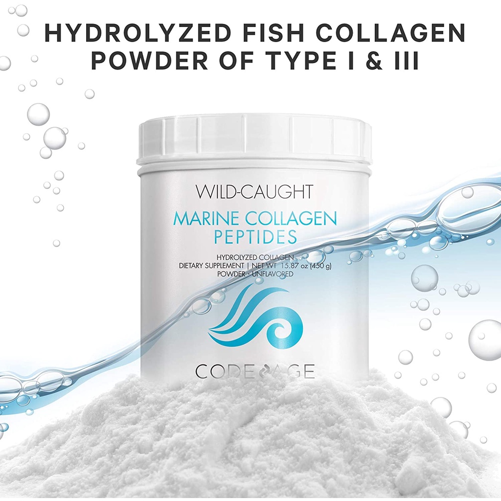 Bột Chống Lão Hóa Wild Caught Marine Collagen Peptides Powder Bột Chống Lão Hóa Wild Caught Marine Collagen Peptides Powder