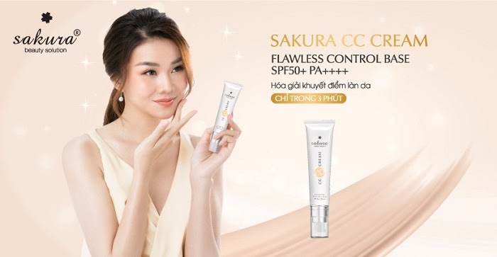 Kem nền Sakura Sakura CC Cream