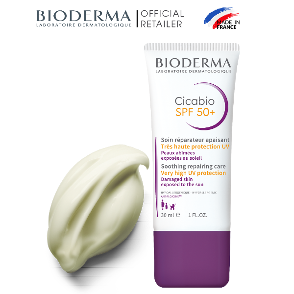 Kem dưỡng ẩm, chống nắng và giúp phục hồi da Bioderma Cicabio Crème SPF 50+ Kem dưỡng ẩm, chống nắng và giúp phục hồi da Bioderma Cicabio Crème SPF 50+