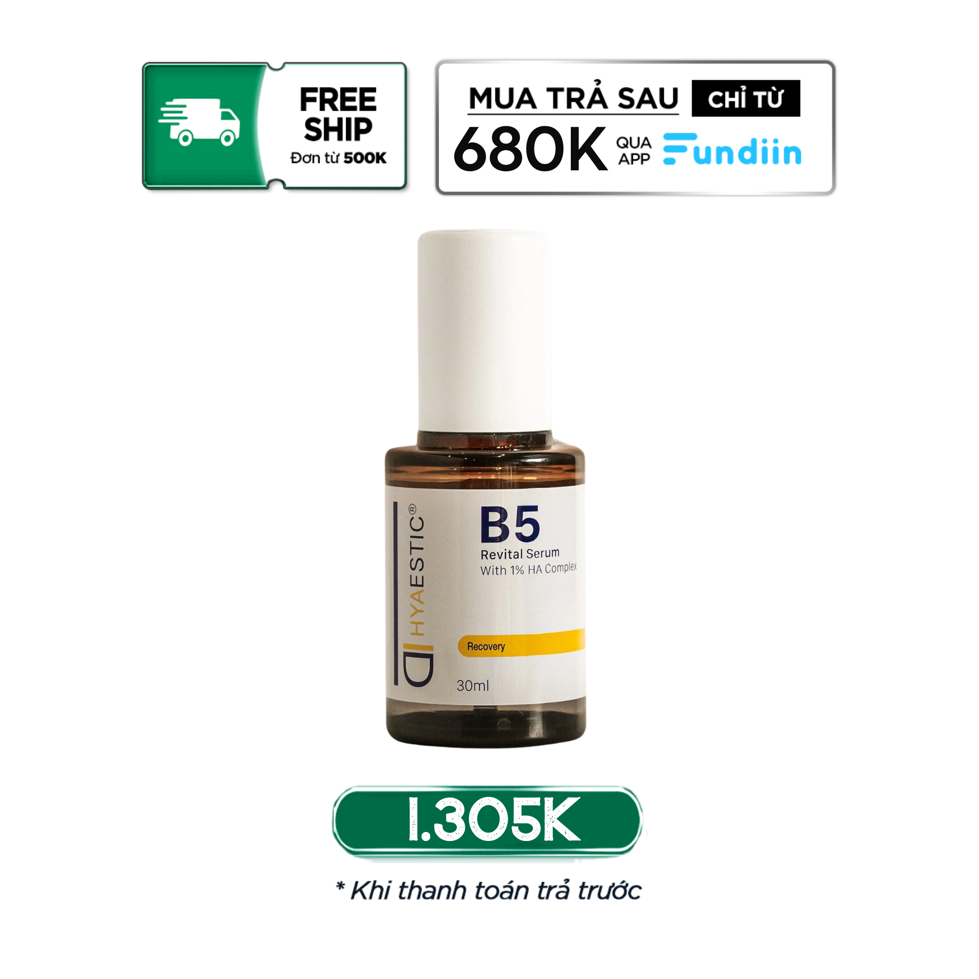 Tinh chất phục hồi Revital Vitamin B5 Hyaestic Serum 