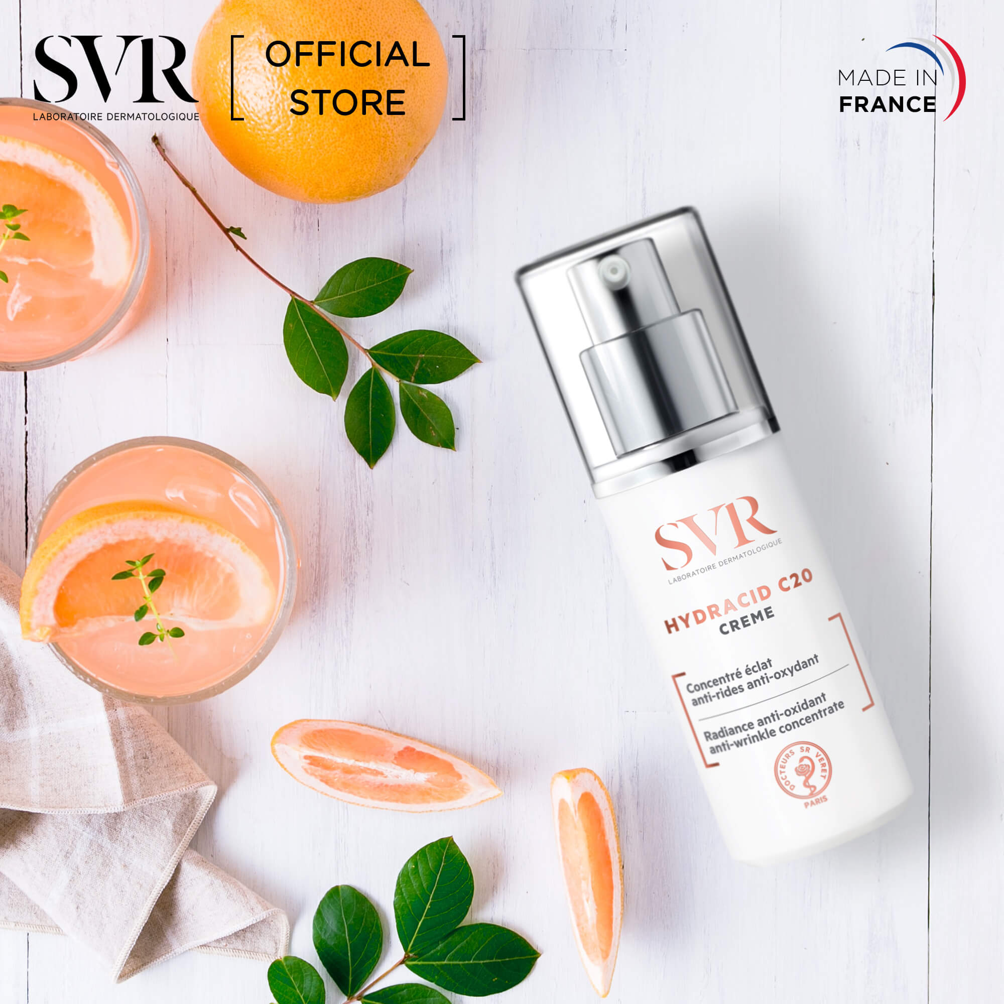 kem chống nhăn SVR Hydracid C20 Creme kem chống nhăn SVR Hydracid C20 Creme
