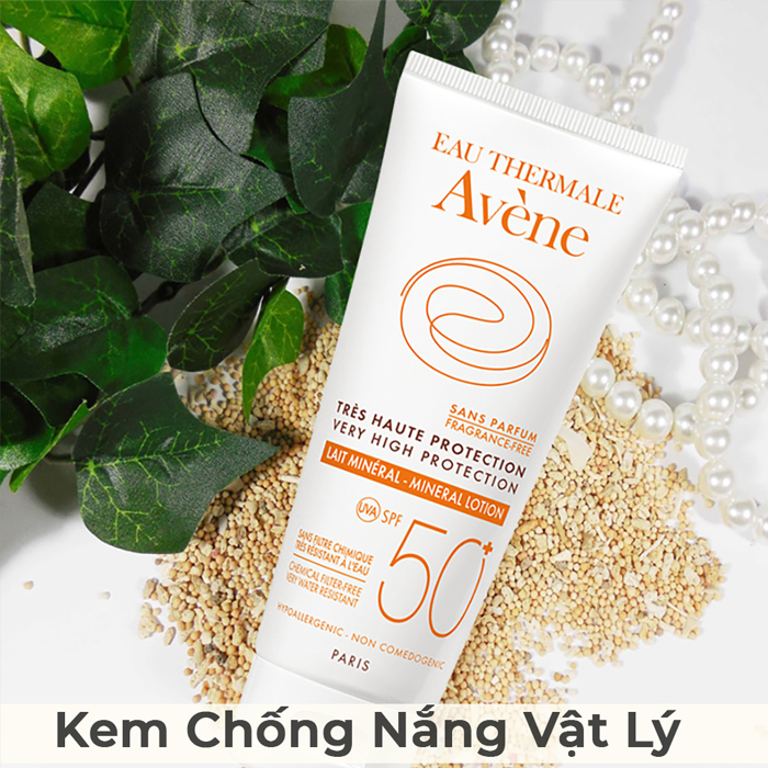 Kem Chống Nắng Vật Lý Bảo Vệ Da Nhạy Cảm Avène Protection Mineral Lotion SPF 50+