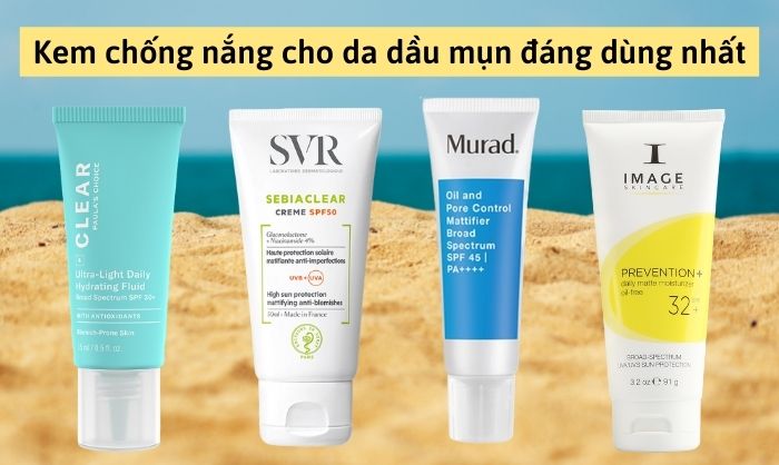 TOP 10 kem chống nắng cho da dầu mà các cô nàng nhất định phải có trong túi của mình TOP 10 kem chống nắng cho da dầu mà các cô nàng nhất định phải có trong túi của mình