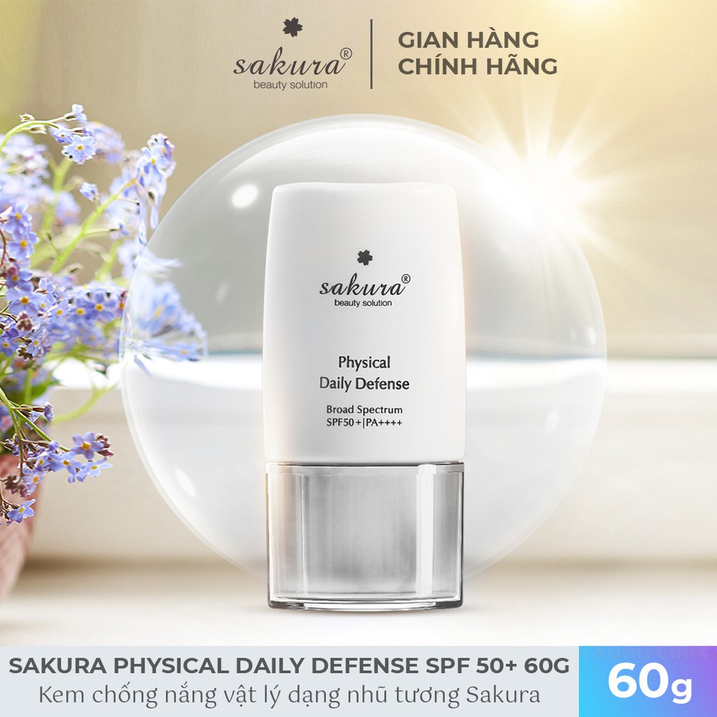 Nhũ tương chống nắng vật lý Physical Daily Defense SPF 50+ PA ++++ Nhũ tương chống nắng vật lý Physical Daily Defense SPF 50+ PA ++++