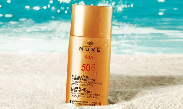 Kem Chống Nắng Nuxe Light Fluid High Protection SPF 50 Kem Chống Nắng Nuxe Light Fluid High Protection SPF 50