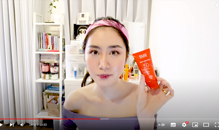 Beauty blogger Mai Vân Trang phản hồi tích cực về kem chống nắng SVR Sun Secure Optical Blur MOUSSE CREAM SPF 50 Beauty blogger Mai Vân Trang phản hồi tích cực về kem chống nắng SVR Sun Secure Optical Blur MOUSSE CREAM SPF 50