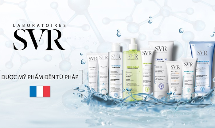 SVR là một trong những thương hiệu dược mỹ phẩm cao cấp hàng đầu tại Pháp SVR là một trong những thương hiệu dược mỹ phẩm cao cấp hàng đầu tại Pháp