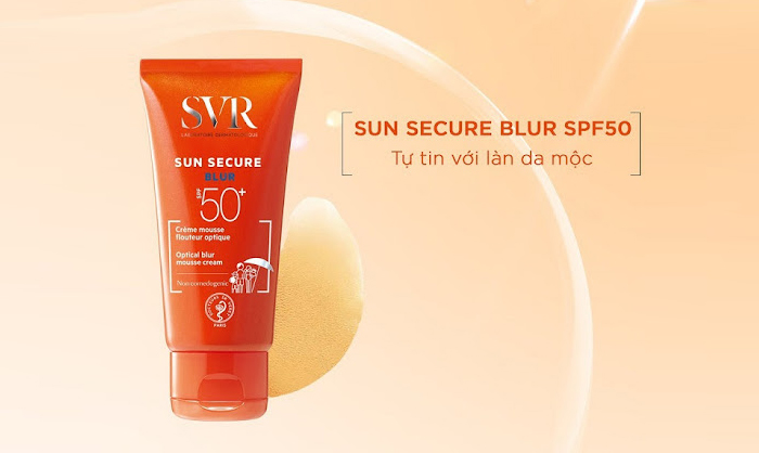 Kem chống nắng che khuyết điểm SVR Sun Secure Blur SPF 50 Kem chống nắng che khuyết điểm SVR Sun Secure Blur SPF 50