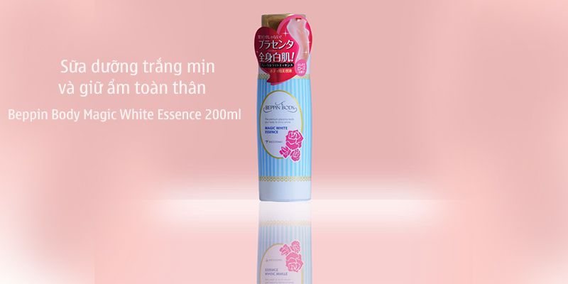Sữa dưỡng trắng mịn và giữ ẩm toàn thân Magic White Essence Sữa dưỡng trắng mịn và giữ ẩm toàn thân Magic White Essence