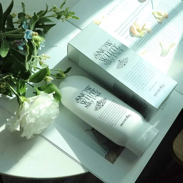 Kem dưỡng trắng da toàn thân Secret Key Snow White Milky Pack Kem dưỡng trắng da toàn thân Secret Key Snow White Milky Pack