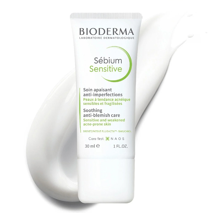 Kem dưỡng dành cho da mụn yếu và nhạy cảm Bioderma Sebium Sensitive Kem dưỡng dành cho da mụn yếu và nhạy cảm Bioderma Sebium Sensitive