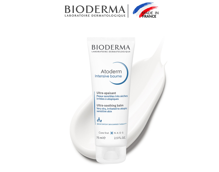 Kem dưỡng Bioderma Atoderm Intensive Baume làm dịu, phục hồi dành cho da khô, nhạy cảm, da chàm dị ứng Kem dưỡng Bioderma Atoderm Intensive Baume làm dịu, phục hồi dành cho da khô, nhạy cảm, da chàm dị ứng